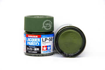 Farba Lacquer Paint LP-58 NATO Green - Zielony 10 ml Tamiya 82158