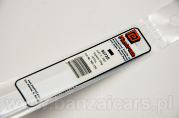 Profil pręt przekrój prostokąt 0.8mm x 2.6mm x 25cm Plastruct 90735