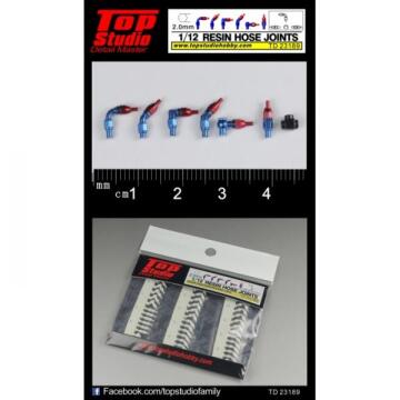 Złączki węży w skali 1/12 TopStudio TD23189