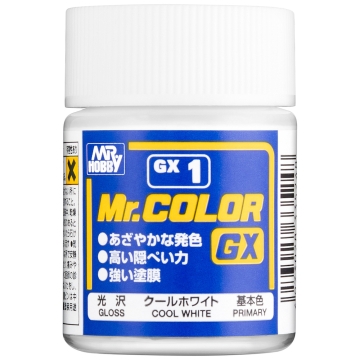 Farba Mr. Color GX-001 Cool White - biała - Gunze GUNGX1