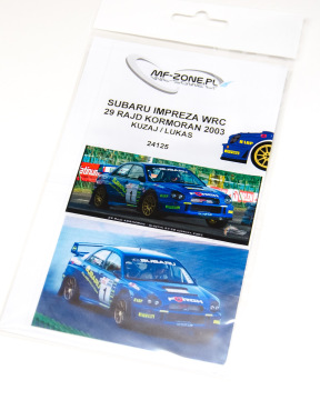 Kalomania Subaru Impreza WRC Rajd Kormoran 2003 Kuzaj Lukas MFZ-DC24125 MF-zone