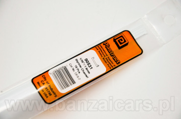 Profil rynienka przekrój C śr. 1.6mm x 0.9mm x 0.4mm x 25cm Plastruct 90531