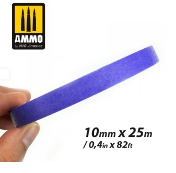 Taśma maskująca Softouch Velvet 10mm x 25m Ammo 8242
