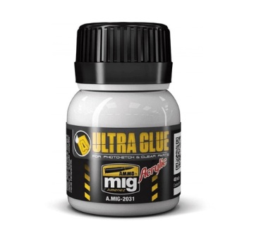 Klej Ultra Glue - do elementów fototrawionych i przeszkleń - Ammo Mig 2031