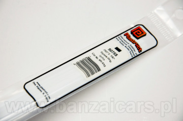 Profil pręt przekrój prostokąt 1.5mm x 2.6mm x 25cm Plastruct 90755