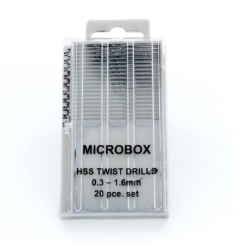 Precyzyjne wiertła modelarskie od 0,3 do 1,6 mm - Model Craft PDR4001