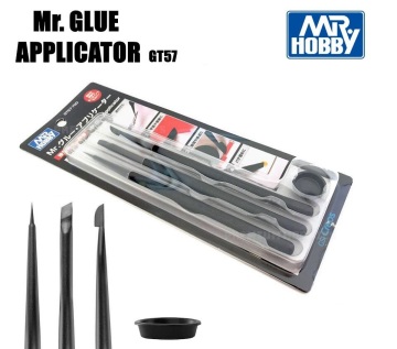 Aplikator do kleju cyjanoakrylowego - zestaw trzech narzędzi Mr.Hobby - Gunze GT57