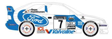 Kalkomania Ford Escort WRC Renaissance TK24/17
