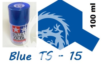 Farba w aerozolu TS-15 Blue Spray - niebieski - Tamiya 85015