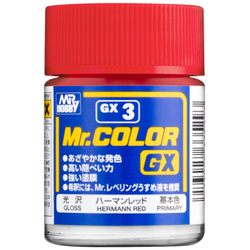 Farba Mr. Color GX-003 Hermann Red - czerwona - Gunze GUNGX3
