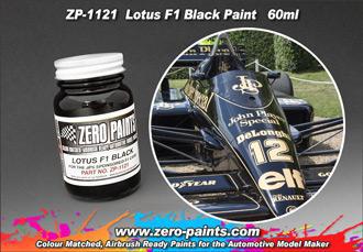 Farba czarna Lotus F1 Black Zero Paints ZP-1121