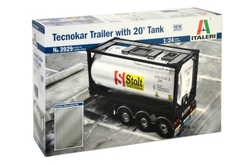 Cysterna naczepa Tecnokar Trailer with 20' Tank Italeri 3929