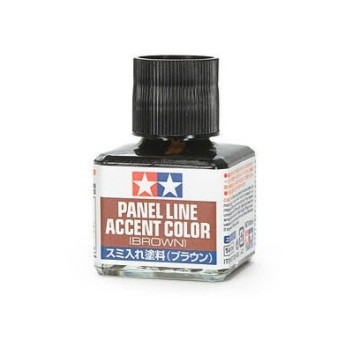 Panel Line Accent Color - Brown - panelajner brązowy Tamiya 87132