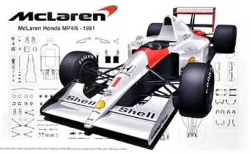 Bolid F1 Mclaren Honda MP4/6 1991 Fujimi FUJ09213