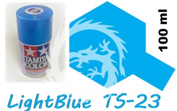 Farba w aerozolu TS-23 Light Blue - niebieski - Tamiya 85023