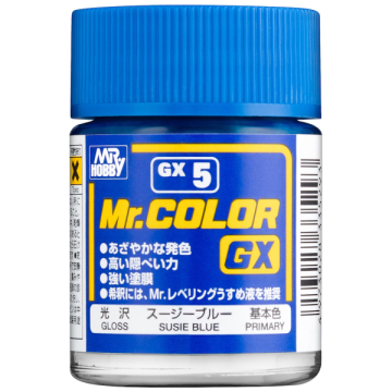 Farba Mr. Color GX-005 Susie Blue - niebieska - Gunze GUNGX5