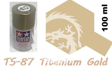Farba w aerozolu TS-87 Titanium Gold Tamiya 85087