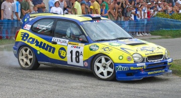Kalkomania Toyota Corolla WRC Barum Rally Zlin Kulig Szczepaniak MF-Zone MFZ-DC24029
