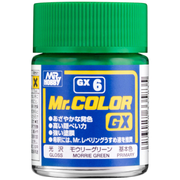 Farba Mr. Color GX-006 Morrie Green - zielona - Gunze GUNGX6