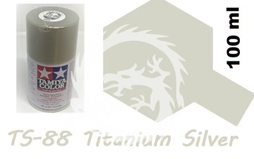 Farba w aerozolu TS-88 Titanium Silver Tamiya 85088