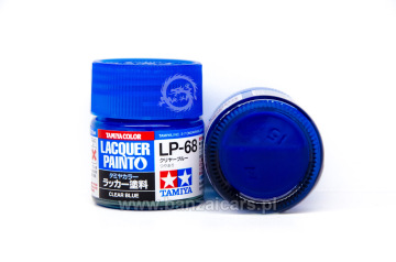 Farba Lacquer Paint LP-68 Clear Blue - Niebieski transparentny 10 ml Tamiya 82168