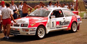 Kalkomania Ford Sierra RS Cosworth Rajd Elmot 1992 Bublewicz Żyszkowski MF-Zone MFZ-DC24011