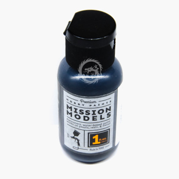 Farba akrylowa 30 ml Pearl Deep Black - perłowy czarny - Mission Models MMP-150