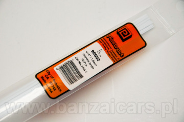 Profil kątownik przekrój L 1.6mm x 1.6mm x 0.5mm x 25cm Plastruct 90502