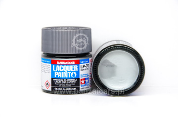 Farba Lacquer Paint LP-70 Gloss Aluminium - Aluminium 10 ml Tamiya 82170