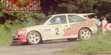Kalkomania Ford Escort RS Cosworth Rajd Krakowski 1995 Przybylski MF-Zone MFZ-DC24021