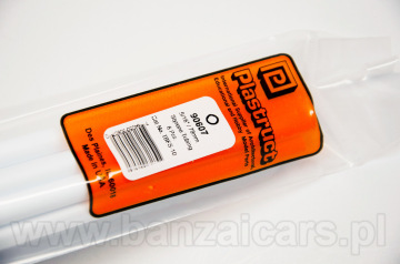 Profil pręt przekrój okrąg puste O śr. 8.0mm x 38cm Plastruct 90607