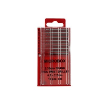 Precyzyjne wiertła modelarskie od 0,5 do 2,2 mm - Model Craft PDR4005