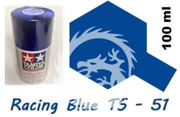 Farba w aerozolu TS-51 Racing Blue - niebieski - Tamiya 85051