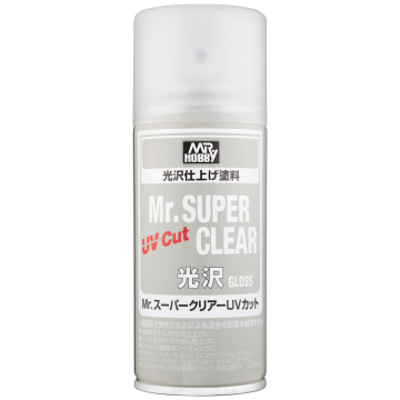 Lakier bezbarwny połysk UV Mr.Super Clear Gloss Gunze B522