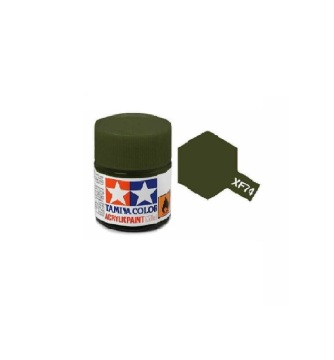 Farba modelarska XF-74 Olive Drab - zielony 10 ml Tamiya 81774