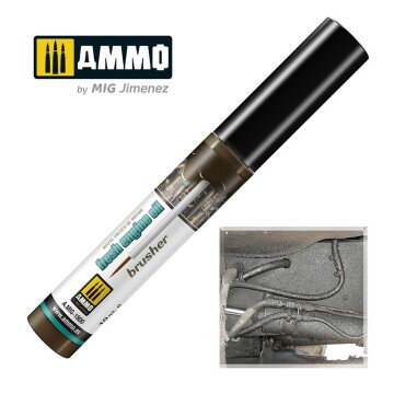 Efekt świeże ślady oleju silnikowego BRUSHER FRESH ENGINE OIL A.MIG 1800