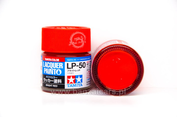 Farba Lacquer Paint LP-50 Bright Red - Jaskrawy czerwony 10 ml Tamiya 82150