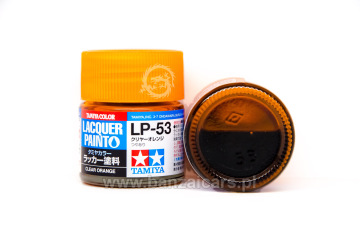 Farba Lacquer Paint LP-53 Clear Orange - Pomarańczowy transparentny 10 ml Tamiya 82153