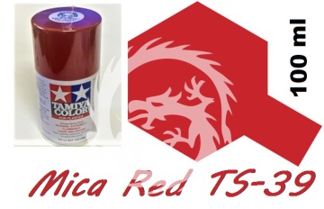 Farba w aerozolu TS-39 Mica Red - czerwony - Tamiya 85039