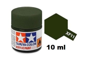 Farba modelarska XF-11 Flat J.N Green 10 ml Tamiya 81711