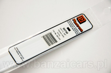 Profil pręt przekrój prostokąt 1.0mm x 2.6mm x 25cm Plastruct 90745