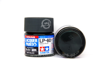 Farba Lacquer Paint LP-60 NATO Black - Czarny 10 ml Tamiya 82160