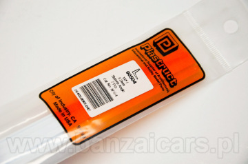 Profil kątownik przekrój L 3.2mm x 3.2mm x 0.8mm x 61cm Plastruct 90504