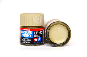 Farba Lacquer Paint LP-62 Titanum Gold - Złoty tytanowy 10 ml Tamiya 82162
