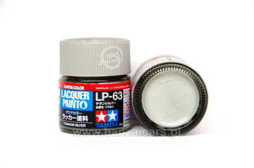 Farba Lacquer Paint LP-63 Titanium Silver - Srebrny tytanowy 10 ml Tamiya 82163