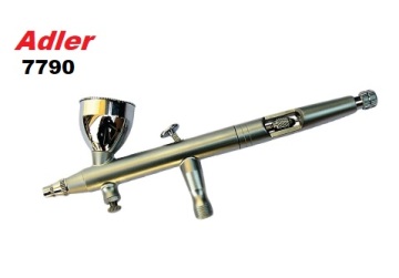 Aerograf dwufunkcyjny Adler AD-7790 0,3+0,2 z igłą 