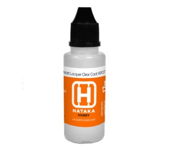 Lakier bezbarwny matowy - Matt Lacquer Clear - 17 ml -  Hataka Orange XP07