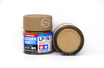 Farba Lacquer Paint LP-76 Yellow-Brown DAK - Żółto brązowy 10 ml Tamiya 82176