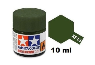 Farba modelarska XF-13 Flat J.A Green 10 ml Tamiya 81713
