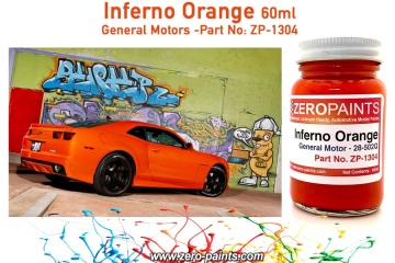 Farba Inferno Orange General Motors Zero Paints ZP-1304